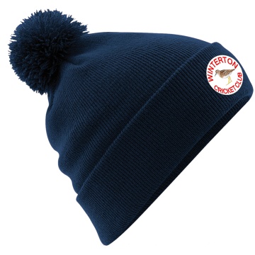 Original Pom Pom Beanie : Navy