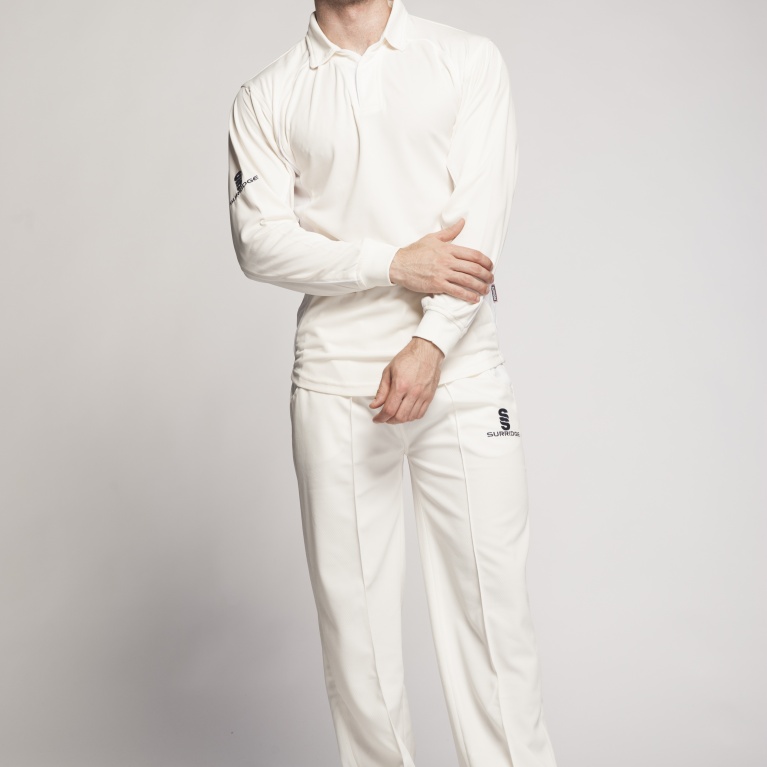 Winterton Cricket Club - Long Sleeve Shirt White Trim